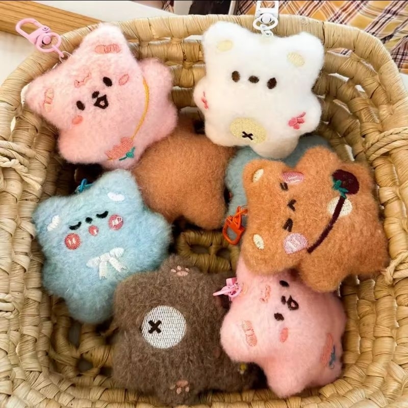 Gantungan Tas Plushie Bear Berbunyi Boneka Beruang Kecil