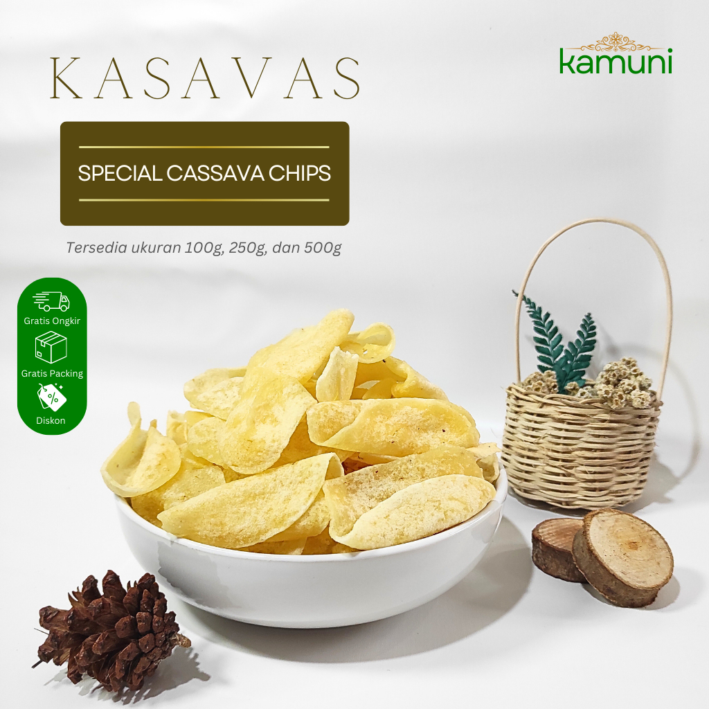 

Kasavas Original 500g – Keripik Singkong Super Krispi, Tersedia Harga Grosir | KAMUNI Multi Pangan