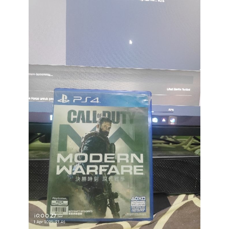 GAME BD/KASET PS4 COD CALL OF DUTY MODERN WARFARE 2019