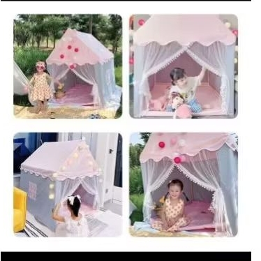 Tenda Anak Jumbo Model Rumah/Rumah Tenda Bermain