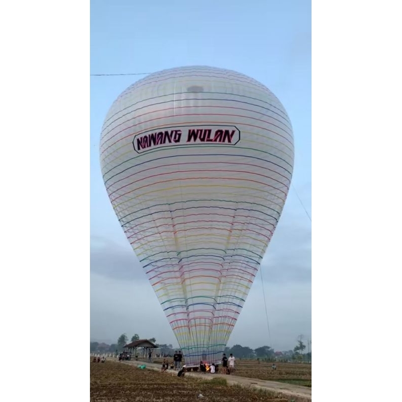 Balon udara plastik/ lampion plastik Kecil (UK 3 METER )