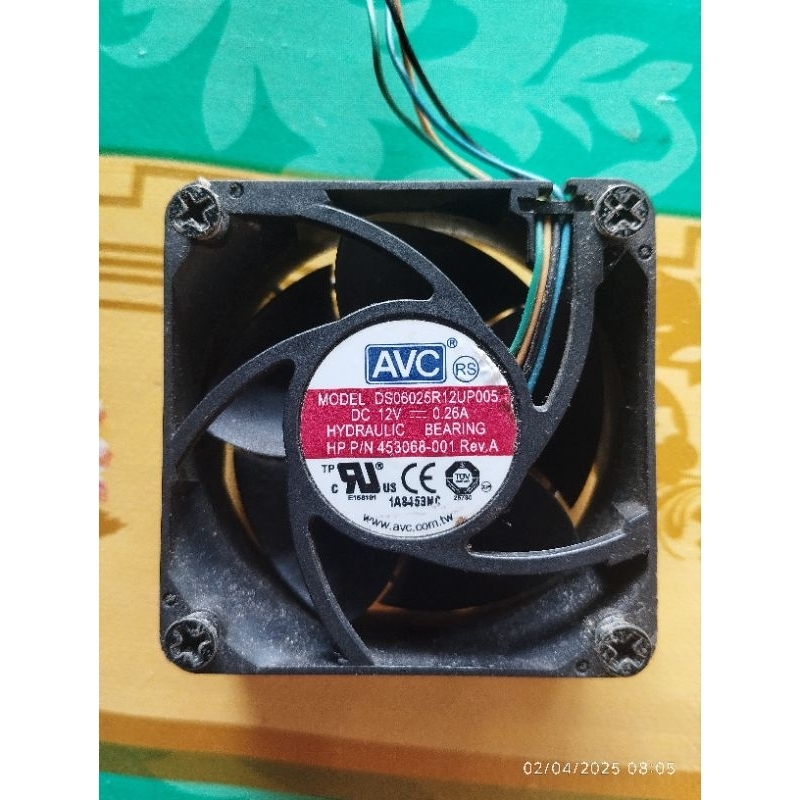 kipas atua fan 60x60x25mm bekas PC Mini HP