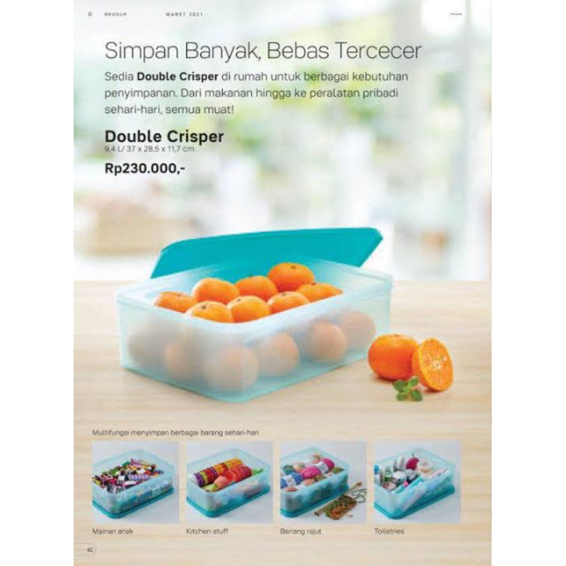 Tupperware Double Crisper(1)