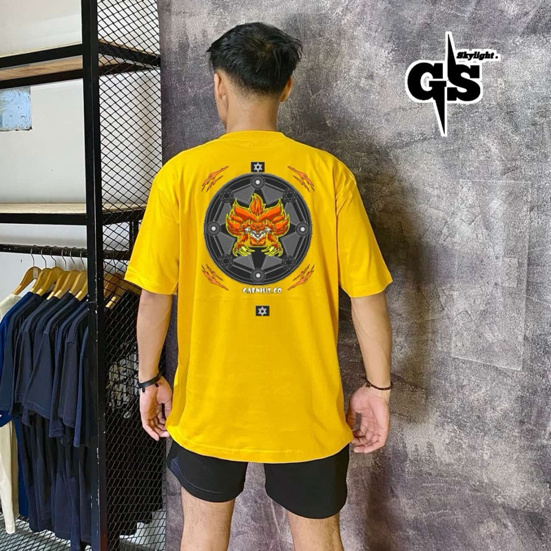 Free sticker tshri Gaenius original [ WG ] produk Gaenius kaos Distro Baju Pria Pakaian pria