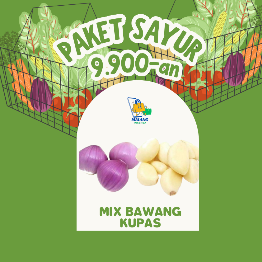 

[KIRIM INSTAN] Bawang Merah & Putih Kupas Paket 9.900