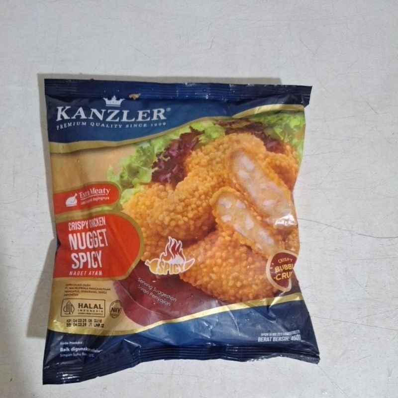 

KANZLER CRISPY NUGGET SPICY 450GR