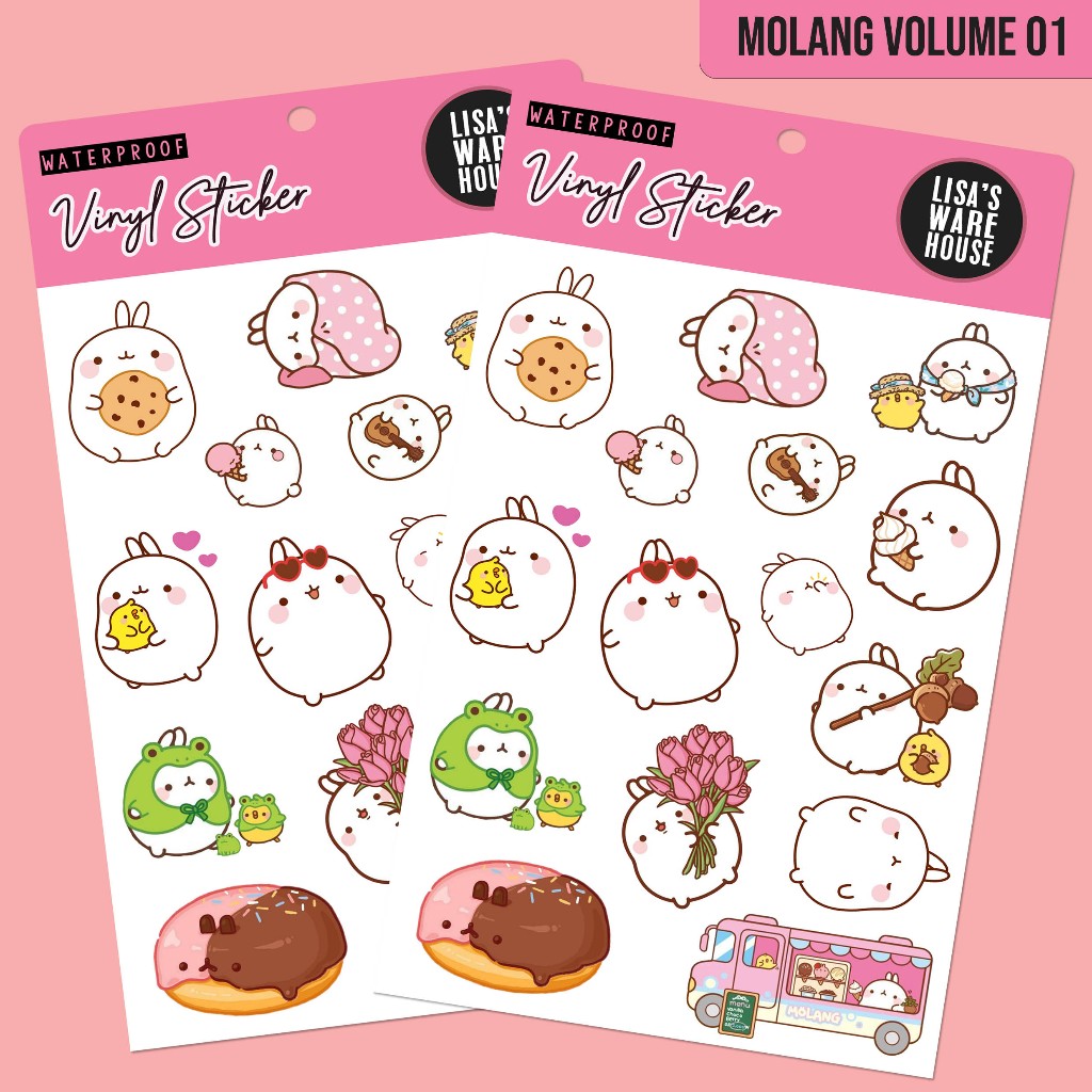 

Sticker Vinyl Molang Volume 01