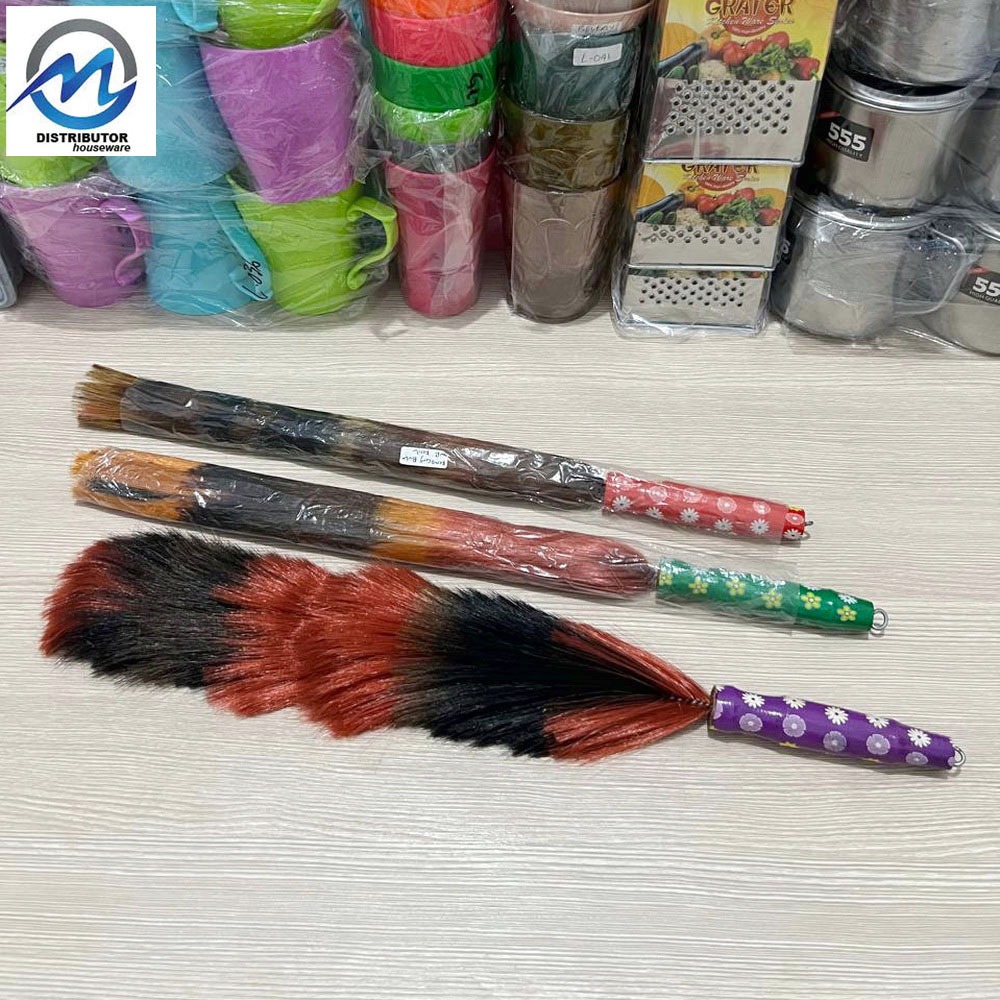 Kemoceng Bulu Sintetis / Kemoceng Bulu Warna Bulu Lembut