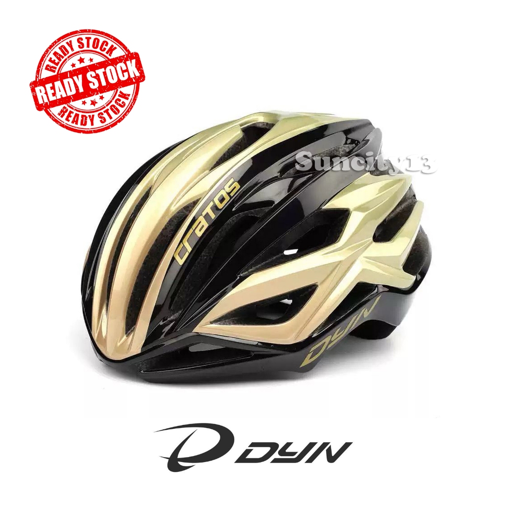 READY STOCK Helm DYN Cratos Original - Helm Roadbike - Helm Sepeda Murah