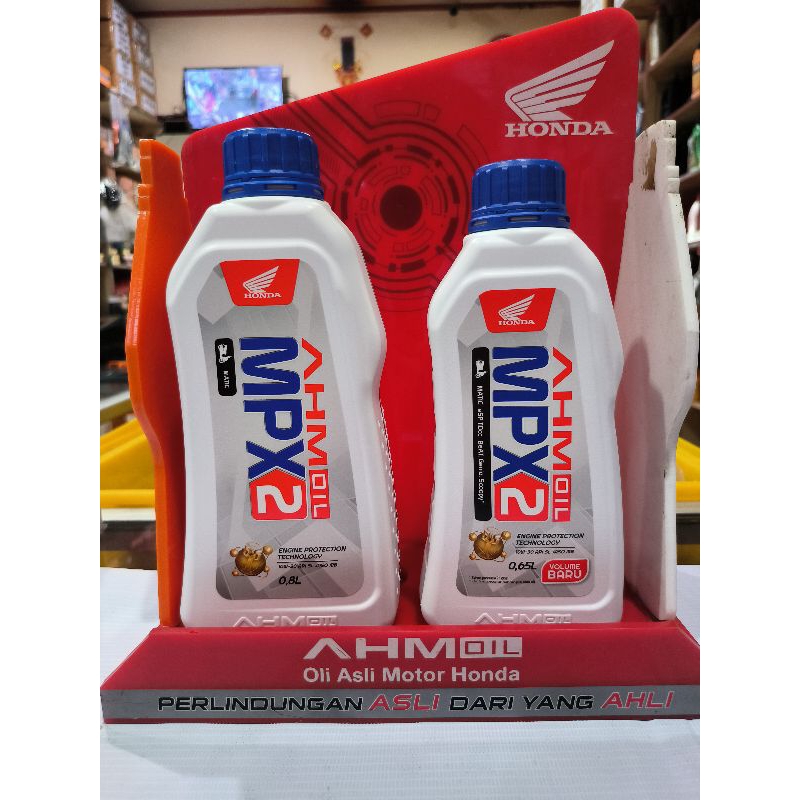 OLI HONDA MPX2 MPX 2 650ml / MPX 2 800ml 10W-30 100% ORIGINAL AHM OIL