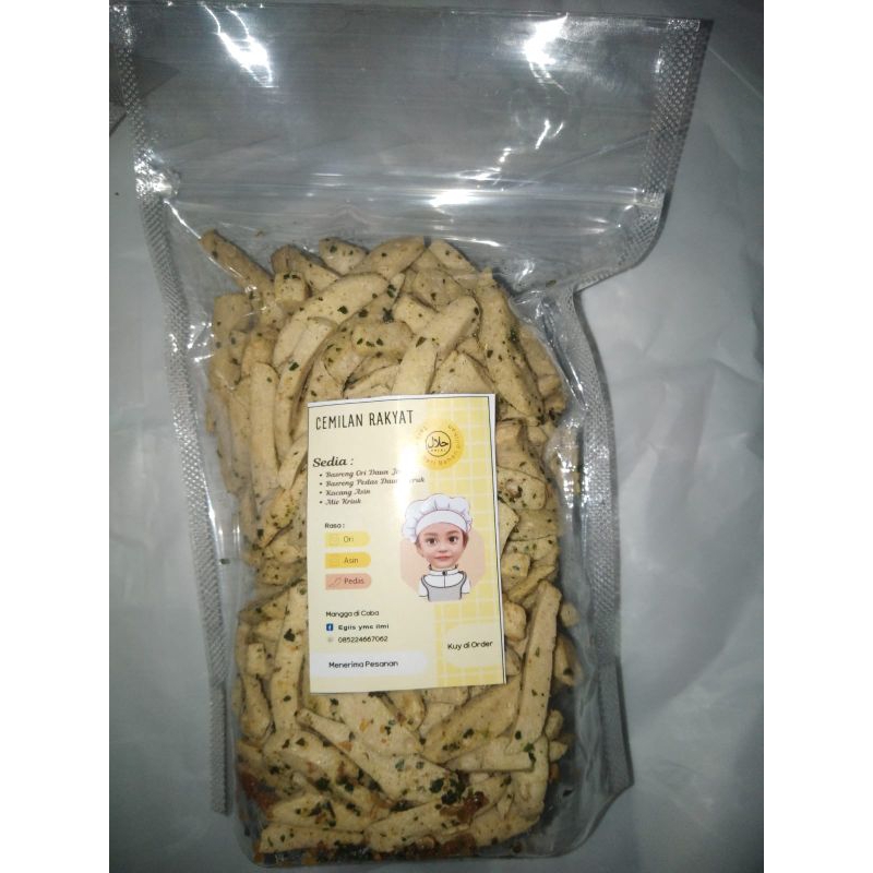 

BASRENG ORI DAUN JERUK 250g By Cemilan Rakyat Ymci
