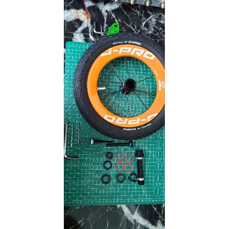 Wheelset Gipsy G Pro bearing Enduro zero cheramic bearing C bear cheramic Pushbike orenge