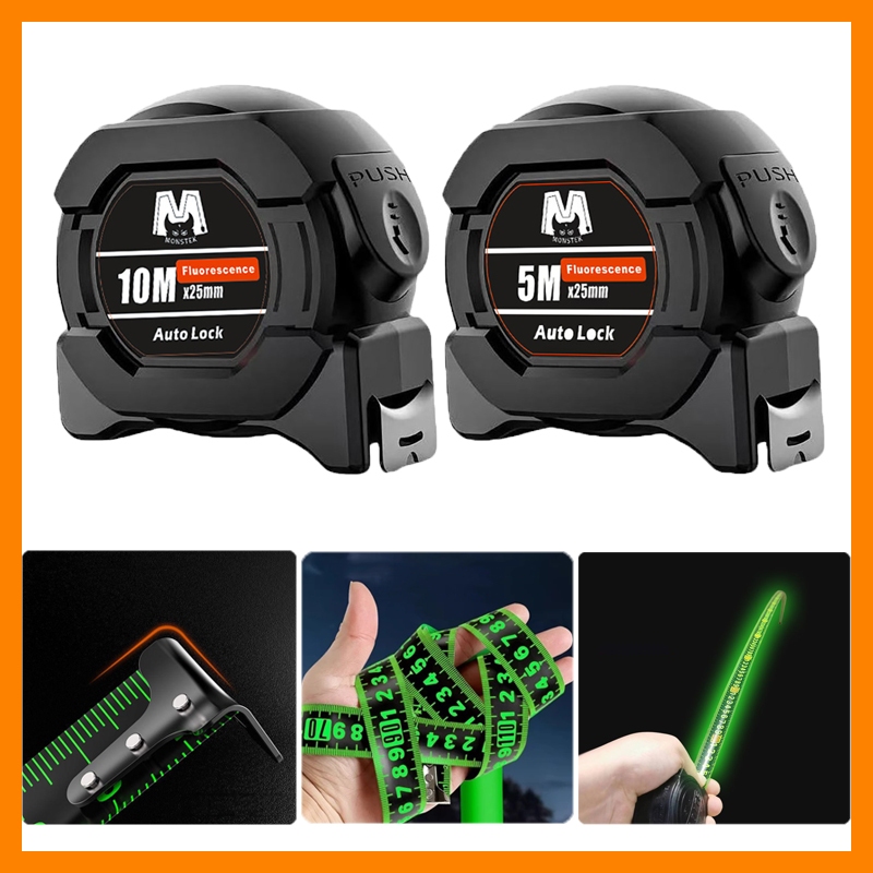 Meteran 5 meter / Meteran tukang / Meteran 10 meter anti karat / Meteran tukang paling bagus