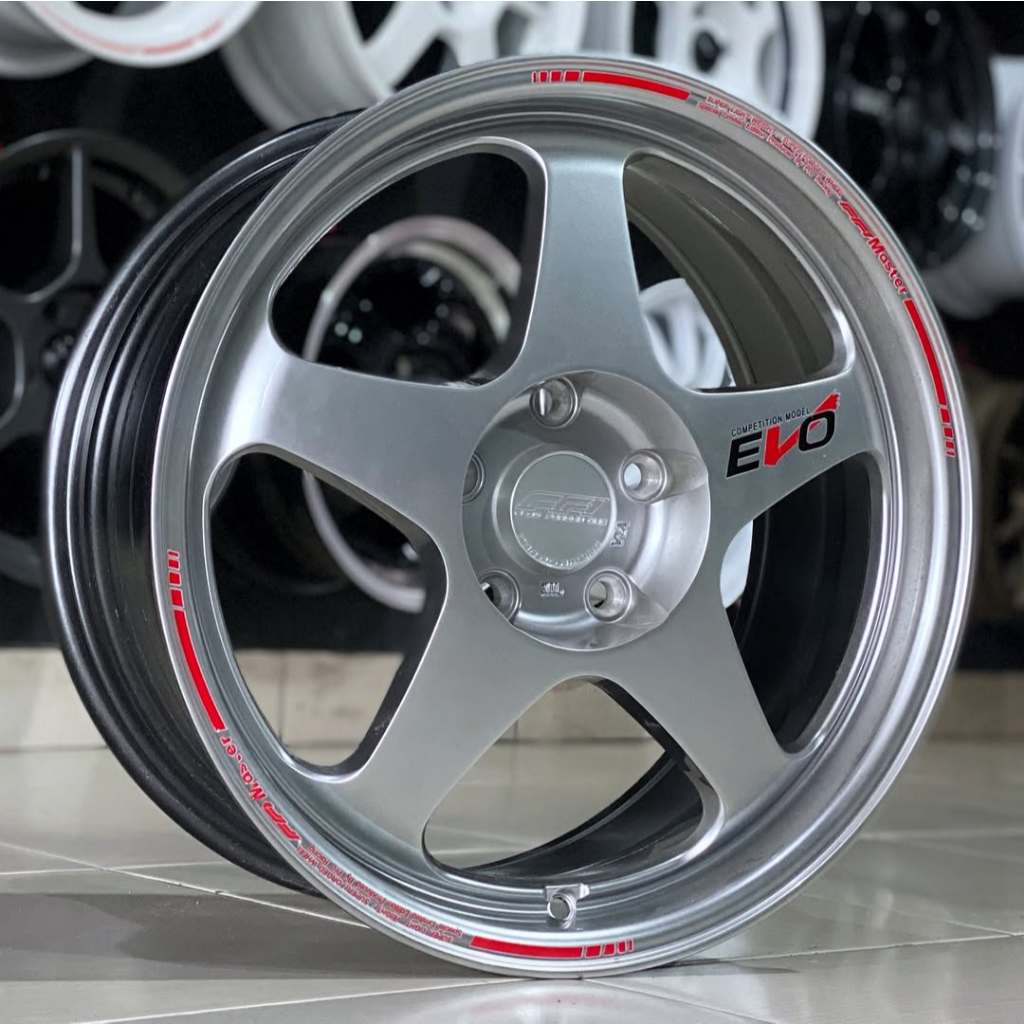 Velg Regamaster Evo Ring 17 Lebar 7.5 Pcd 5x114.3 Et 38 Warna Silver | Velg R17 | Velg Mobil | Velg 
