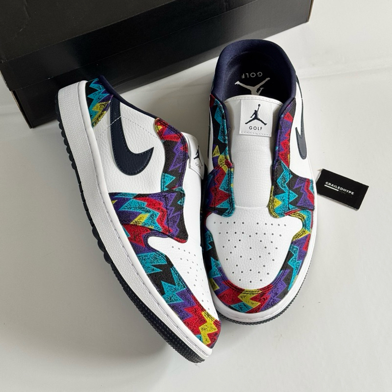 Air Jordan 1 Low Golf Mule Nothing But Net (100% Original Resmi)