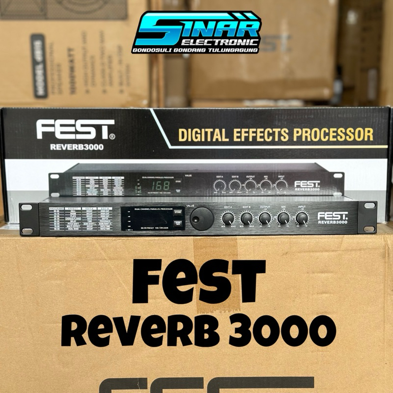 EFEK VOCAL FEST REVERB 3000 ORIGINAL
