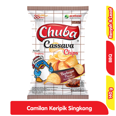 

Chuba Cassava Kripik Singkong Rasa Barbeque 140 Gr / Chuba Keripik Singkong Barbekiu 140 g / Chuba Keripik Singkong Sambal Balado 140 g