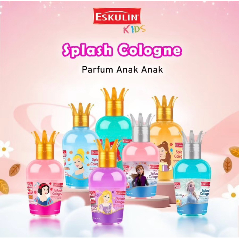 Eskulin Kids Splash Cologne 125 ml All Series - Parfum Anak Eskulin