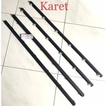 Karet Pelipit Kaca Toyota Kijang Super Pintu Depan Bagian Luar Dan Dalam