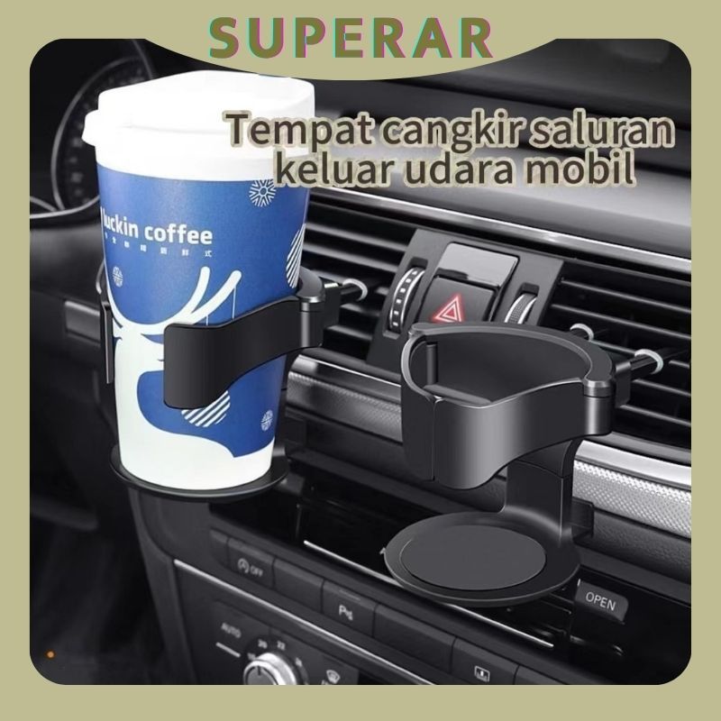 Mobilan Holder Minuman Mobil Tempat Botol Minum Mobil Cup Holder Mobil Air Vent Drink Cup Bottle Hol