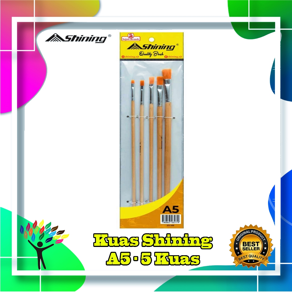 

Kuas Lukis A5 Shining ( Isi 5 Kuas )