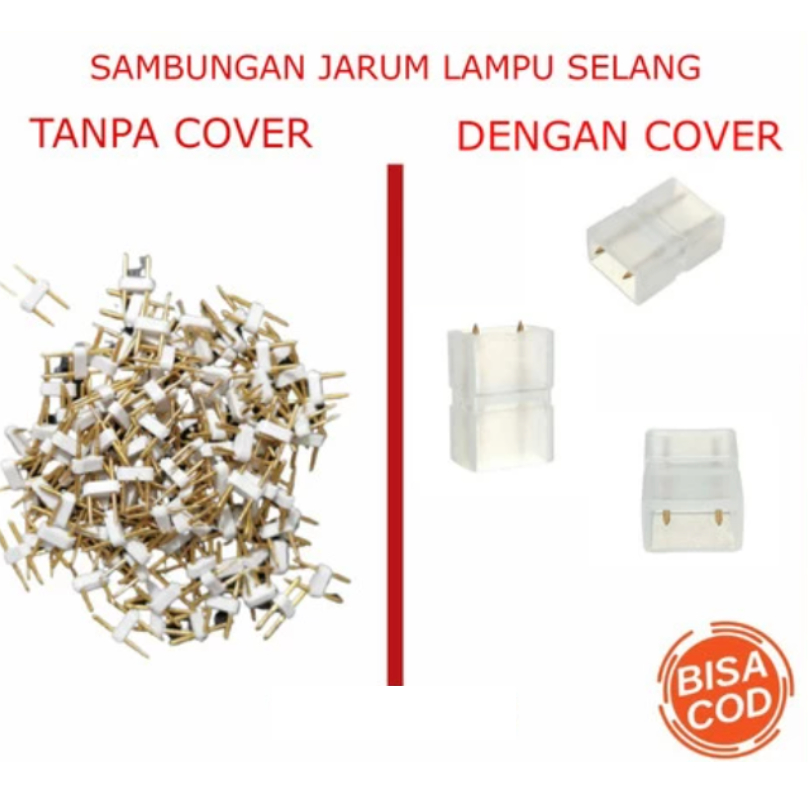 JARUM SAMBUNGAN LAMPU LED STRIP SELANG 5050 / PIN JARUM LED SELANG - TANPA COVER HARGA TERMURAH KUAL