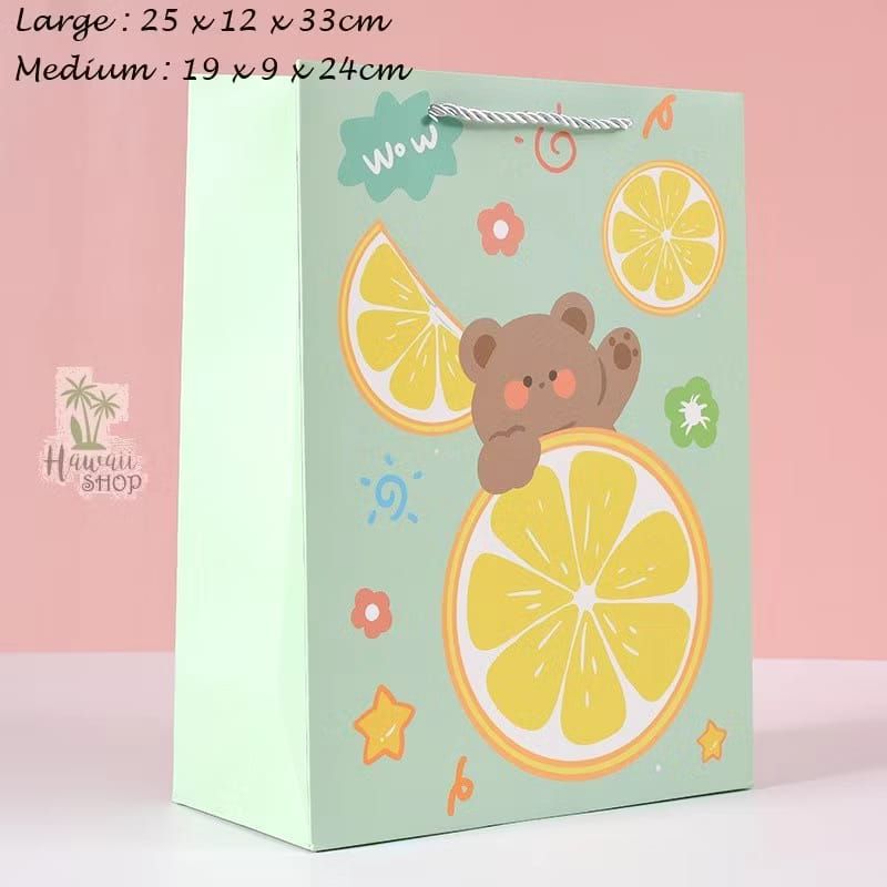 

paperbag import karakter | paper bag premium | motif F | paperbag jogja