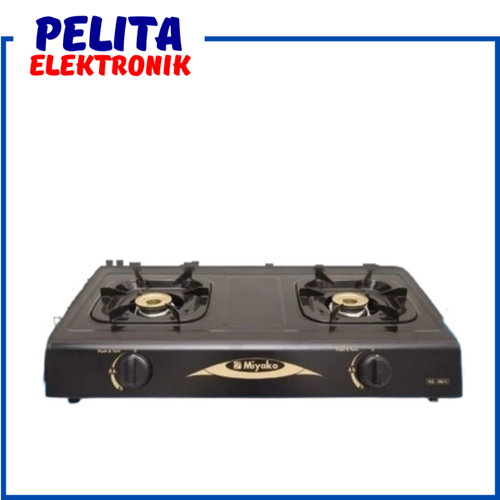 Miyako KG 302 C Kompor Gas 2 Tungku / Kompor Gas Miyako 2 Tungku