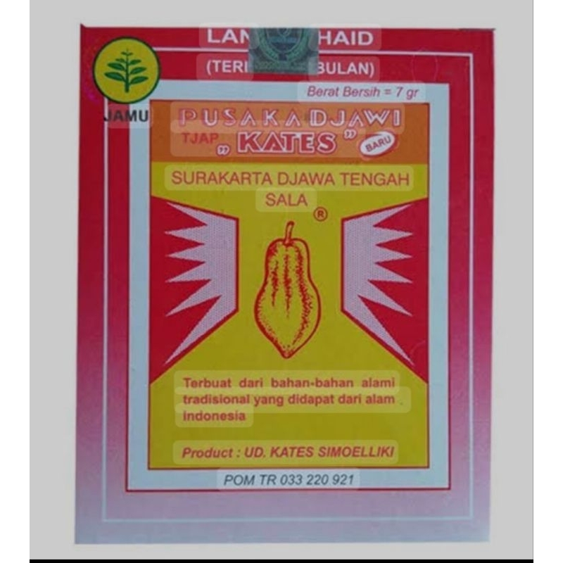 

jamu kates lancar haid