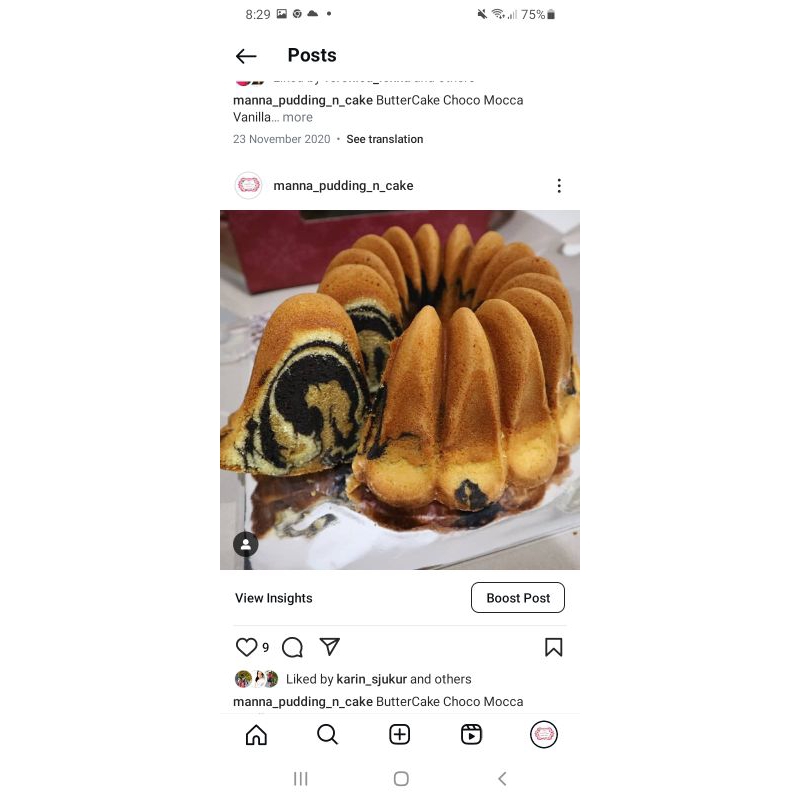 

Premium Marmer Butter Cake 24cm Full Butter Golden Churn