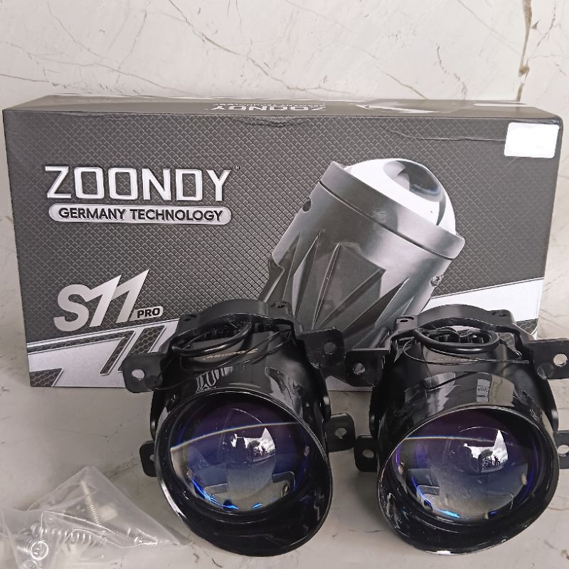 Projie Biled Foglamp Zoondy S11 Pro Blue Lens 3inci 40W/50W