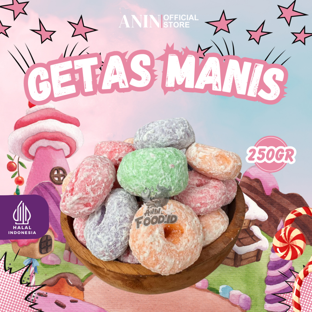 

GETAS WIDARAN LADU MANIS KEMASAN 250 GRAM