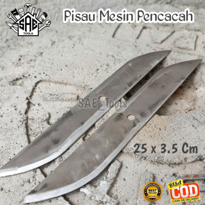 25Cm Pisau Mesin Pencacah Pisau Mesin Chopper Pisau Pencacah