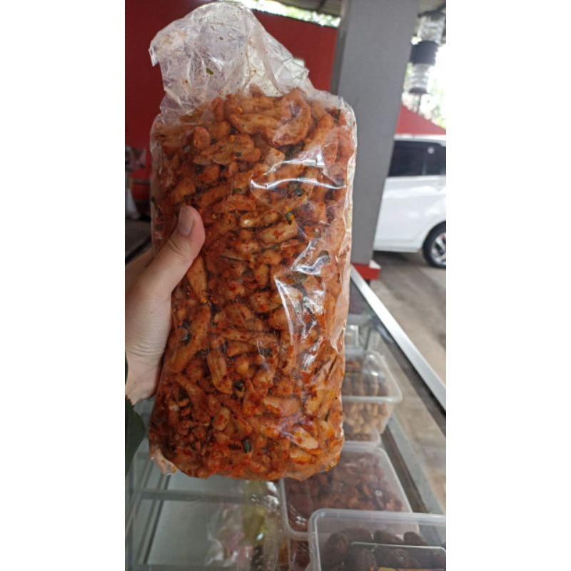 

Basreng pedas daun jeruk 1 kg