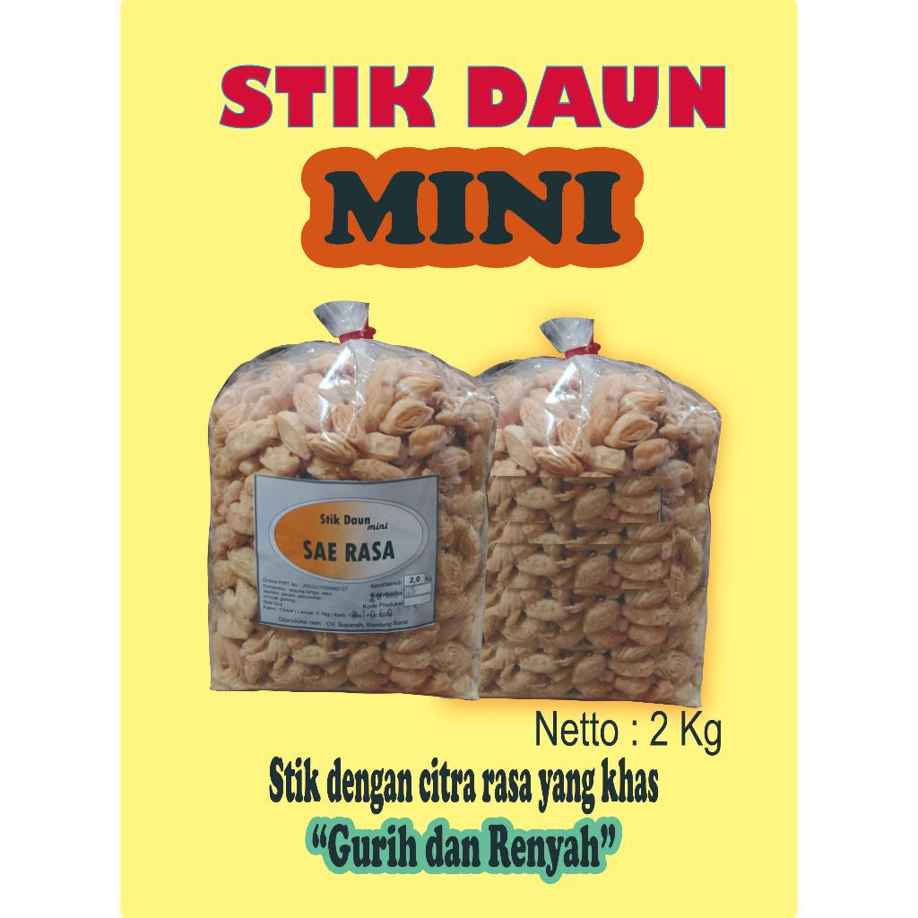 

Stike Daun Mini kemasan 2 kg