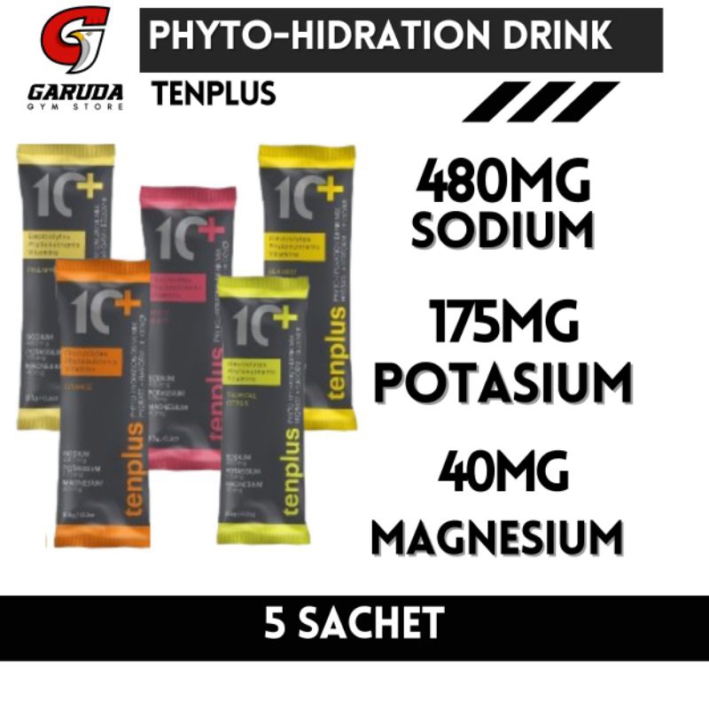 

Tenplus 10+ Phyto - Hydration Drink 5 Sachet Minuman Elektrolit Electrolytes