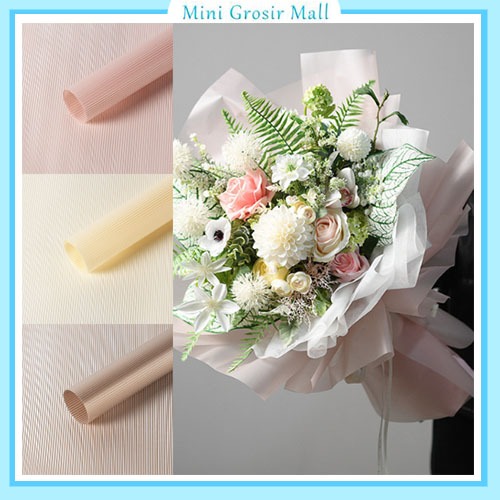 

Flower Wrapping garis garis Kertas Buket bunga cellophane KB6167