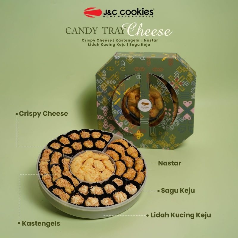 

J&C Cookies Kue Kering Candy Tray