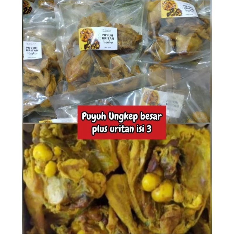 Puyuh Ungkep + Uritan 3 Ekor