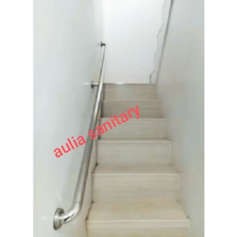 pegangan tangga stainless 200 cm/pegangan kolam renang/grab bar stainless stell 2 meter