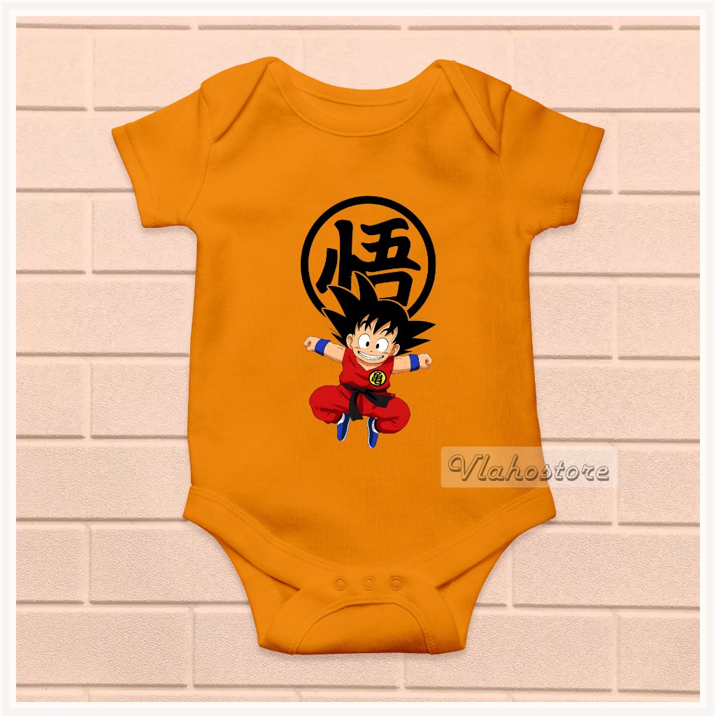 BAJU BABY BAYI JUMPER ANIME DRAGON BALL SON GOKU 001