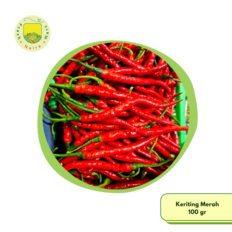 

Cabe Keriting Merah 100 gr