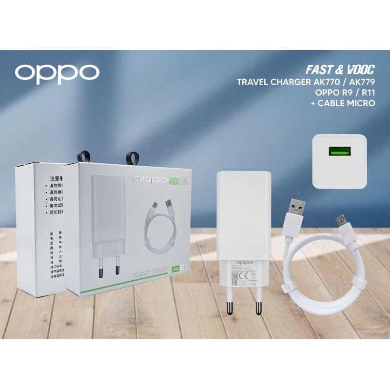 Charger ORI Fast Charging OPPO F9 4A - Micro USB & Type C