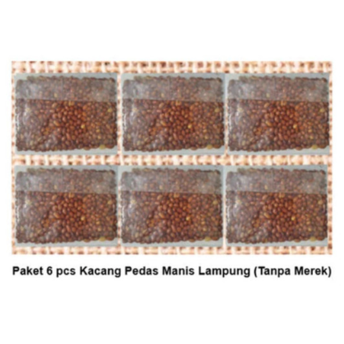 

Kacang Pedas Manis Khas Lampung 6 Pcs (Tanpa Merek)