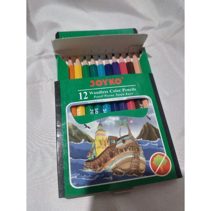

Pensil Warna Joyko Ukuran Kecil Isi 12 Warna