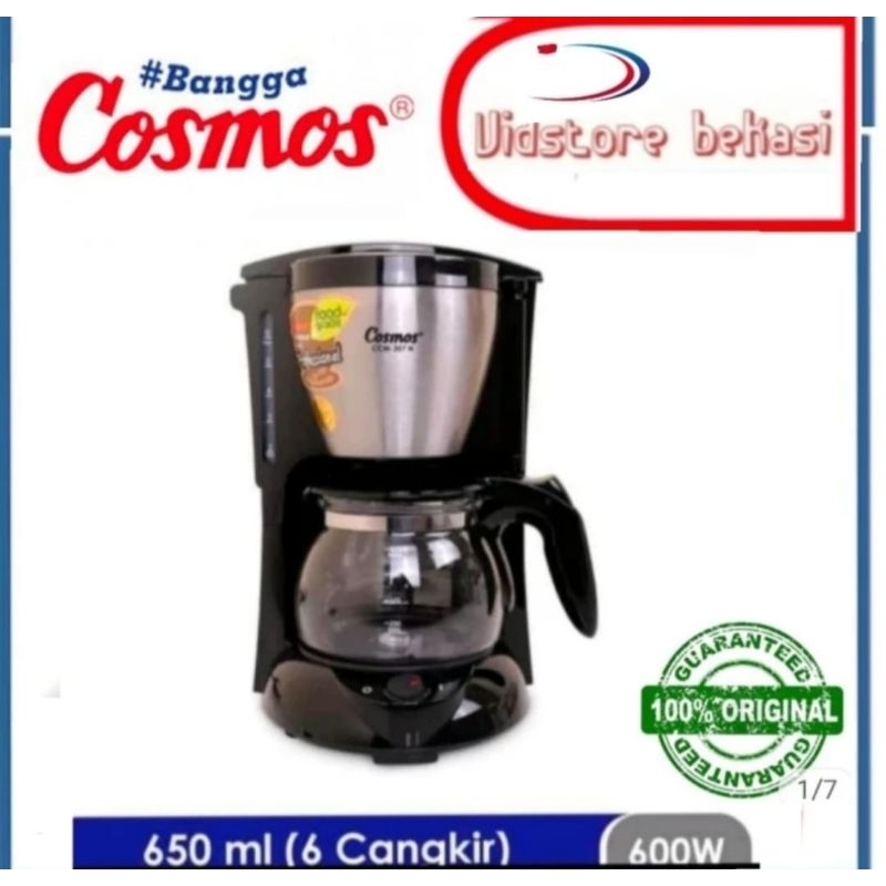 COFFE MAKER COSMOS TEKO LISTRIK COSMOS CCM307/Mesin pembuat kopi ELEKTRIK COSMOS CCM-307N