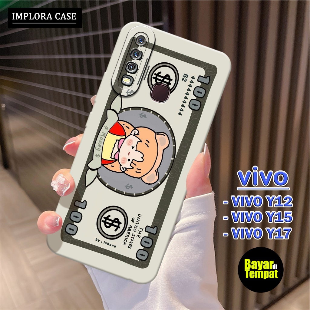 Case Vivo Y12 / Y15 / Y17 Motif Uang IMPLORA CASE Casing Vivo Y12 / Y15 / Y17 Softcase Hp Vivo Y12 /