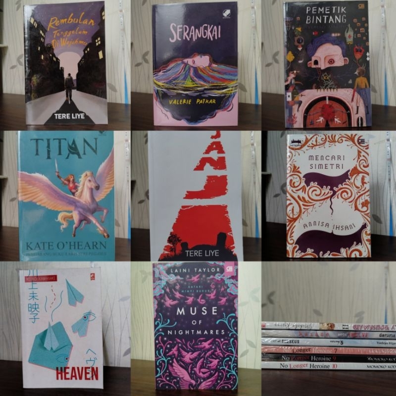 

preloved novel dan komik