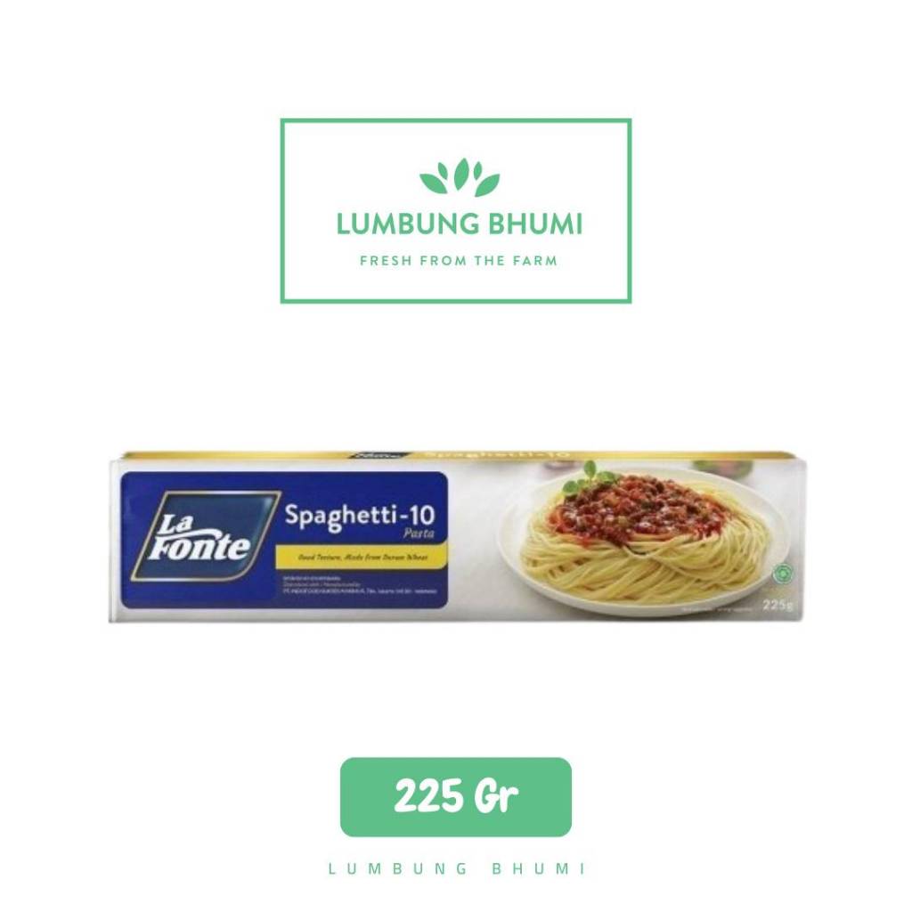 

LA FONTE Spaghetti 10 225 Gr 1 Pcs - Lumbung Bhumi