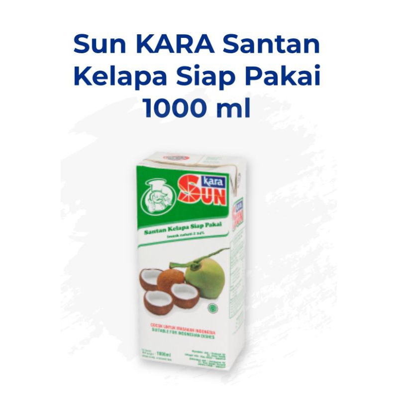 

Sun Kara Santan Kelapa Siap Pakai 1 Liter